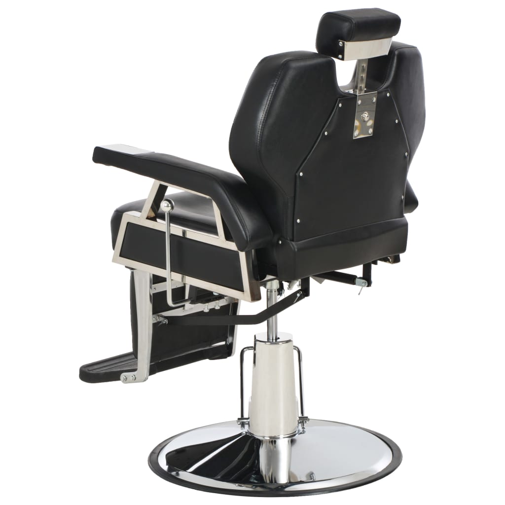 vidaXL Scaun frizer, negru, 72 x 68 x 98 cm, piele ecologică vidaXL Scaun frizer, negru, 72 x 68 x 98 cm, piele ecologică
