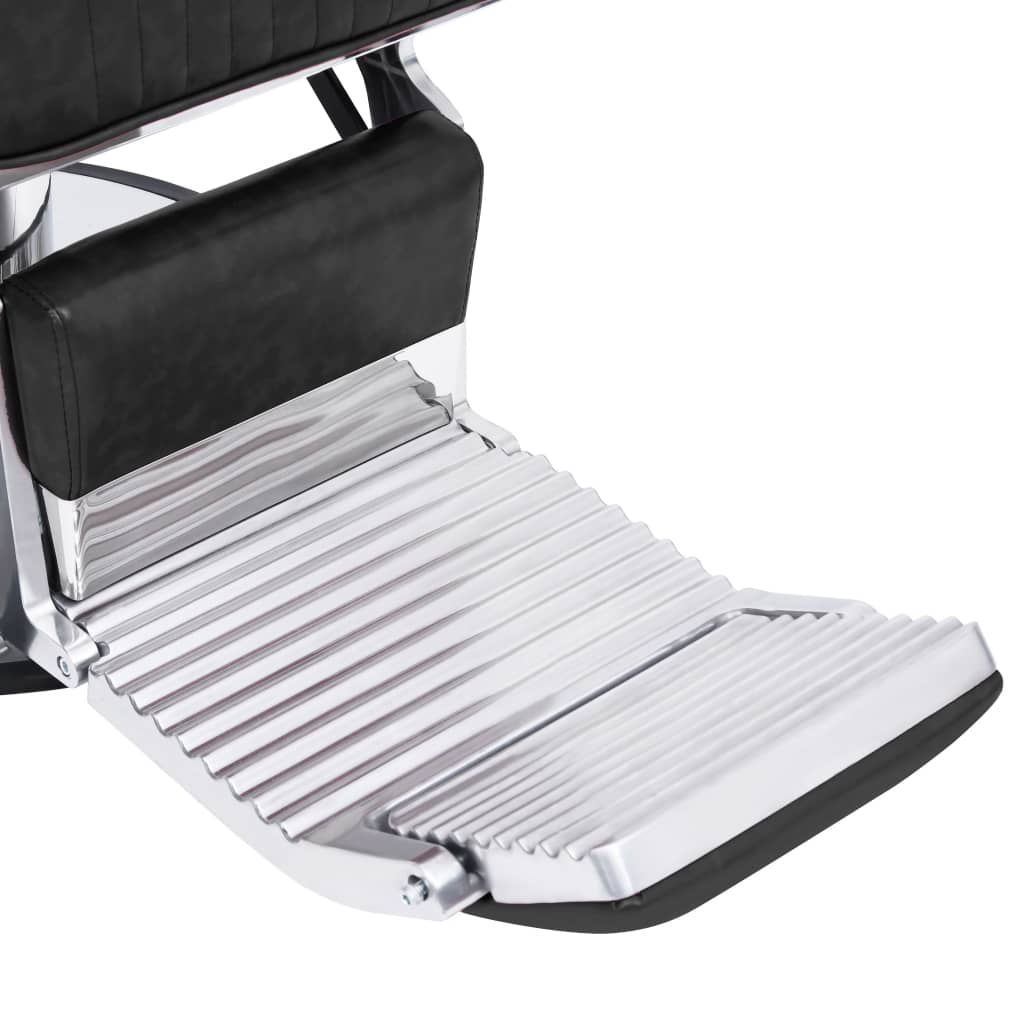 vidaXL Scaun frizer, negru, 68 x 69 x 116 cm, piele ecologică