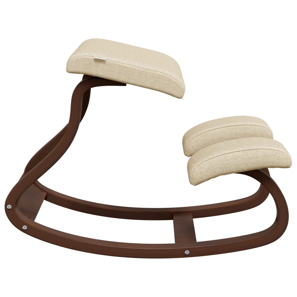 vidaXL Scaun de genunchi, crem, 48x71x51 cm, placaj de mesteacăn vidaXL Scaun de genunchi, crem, 48x71x51 cm, placaj de mesteacăn