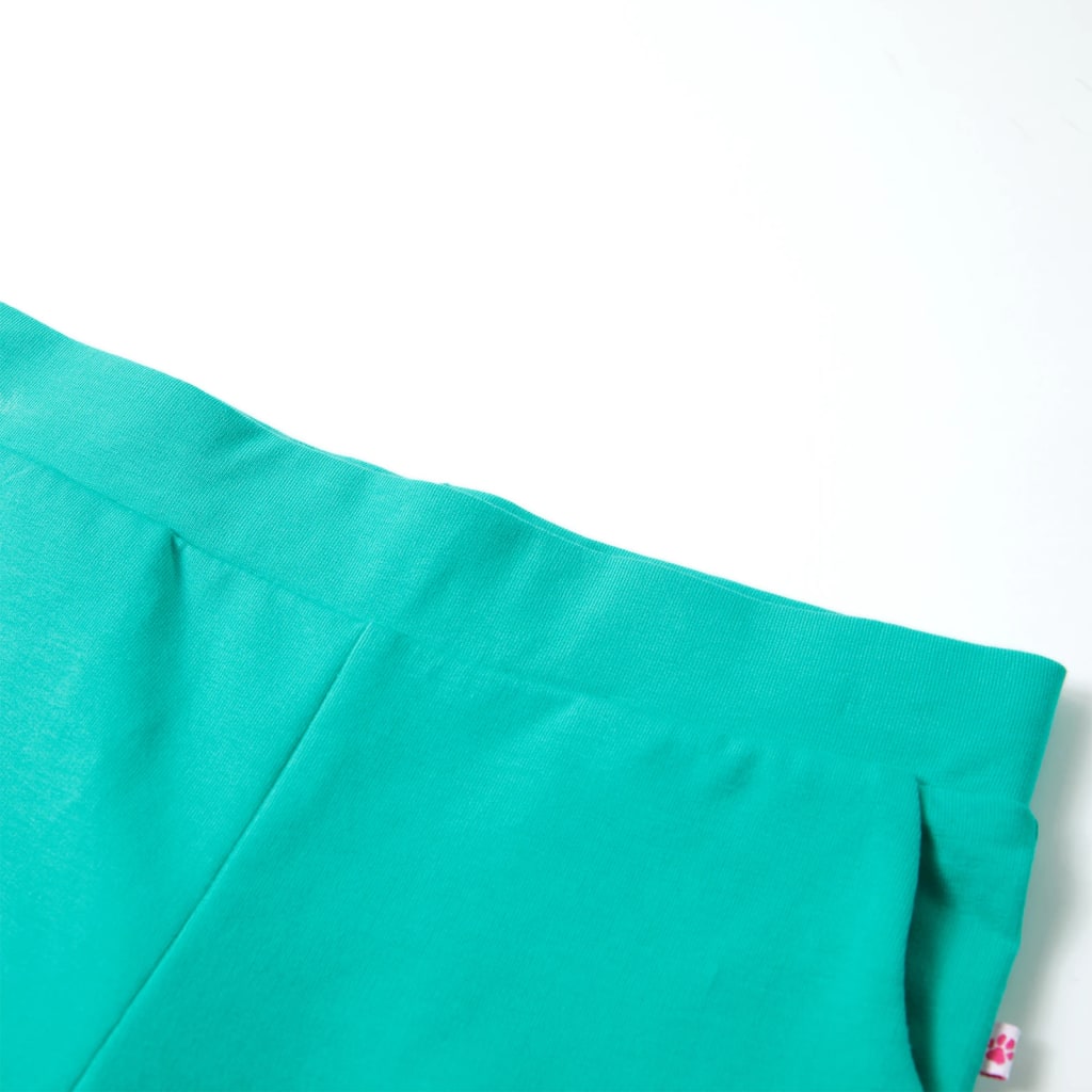 Pantaloni pentru copii cu picioare largi, verde mentă, 140 Pantaloni pentru copii cu picioare largi, verde mentă, 140