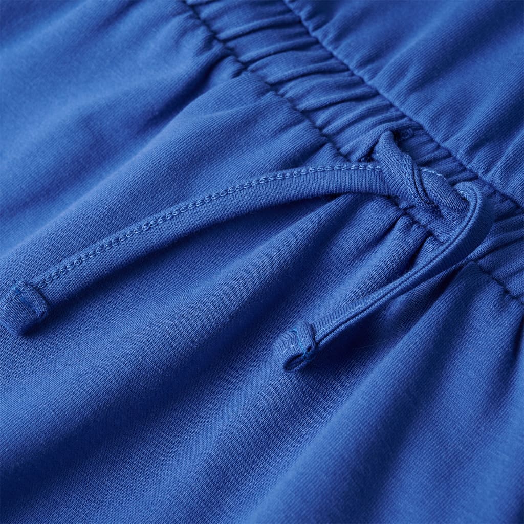 Rochie pentru copii cu șnur, albastru cobalt, 116