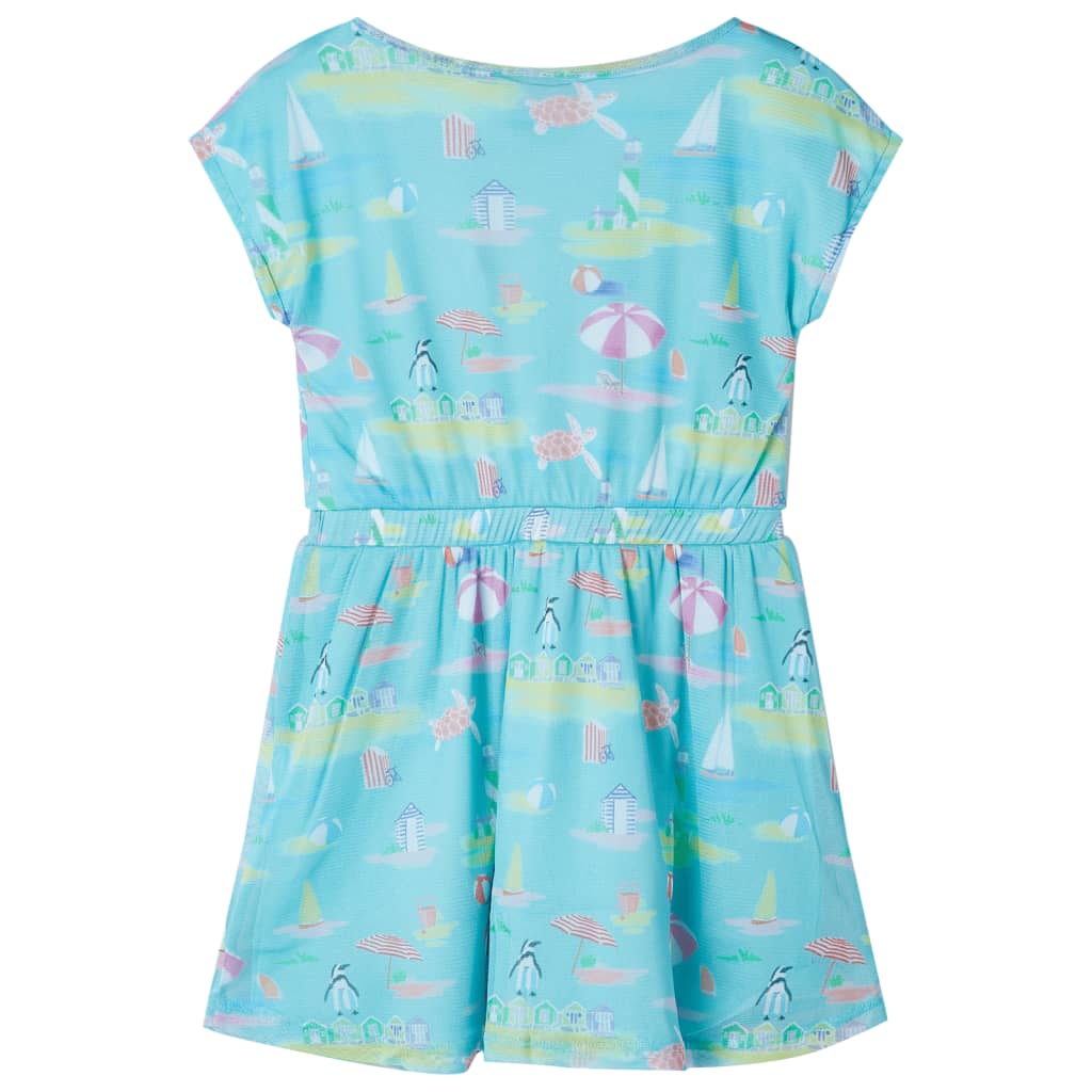 Rochie pentru copii, turcoaz deschis, 92 Rochie pentru copii, turcoaz deschis, 92