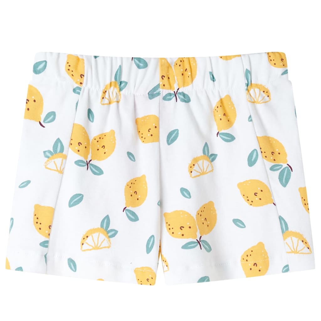 Pantaloni scurți pentru copii, ecru, 140