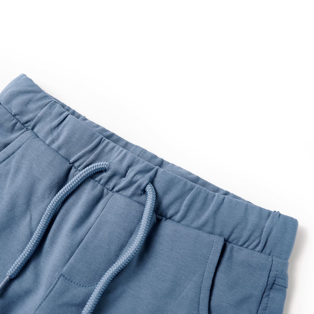 Pantaloni scurți pentru copii cu șnur, albastru închis, 104 Pantaloni scurți pentru copii cu șnur, albastru închis, 104