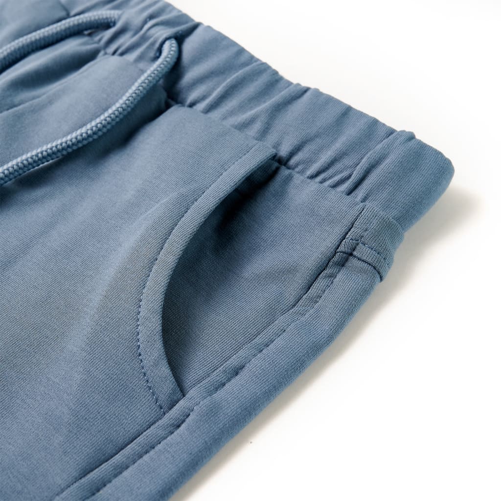 Pantaloni scurți pentru copii cu șnur, albastru închis, 104 Pantaloni scurți pentru copii cu șnur, albastru închis, 104
