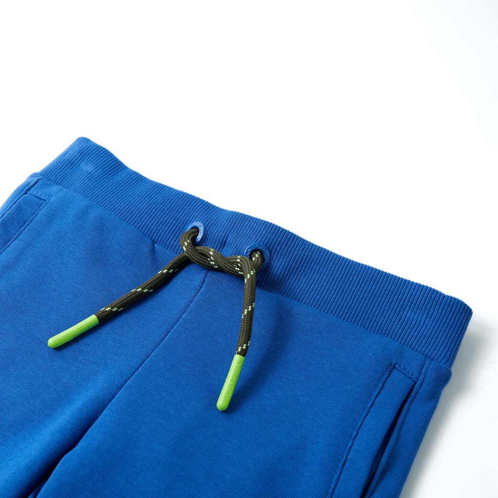 Pantaloni pentru copii cu șnur, albastru, 92 Pantaloni pentru copii cu șnur, albastru, 92