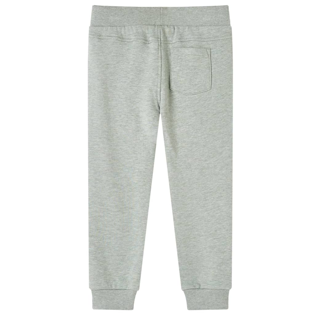 Pantaloni de trening pentru copii, kaki deschis, 104 Pantaloni de trening pentru copii, kaki deschis, 104