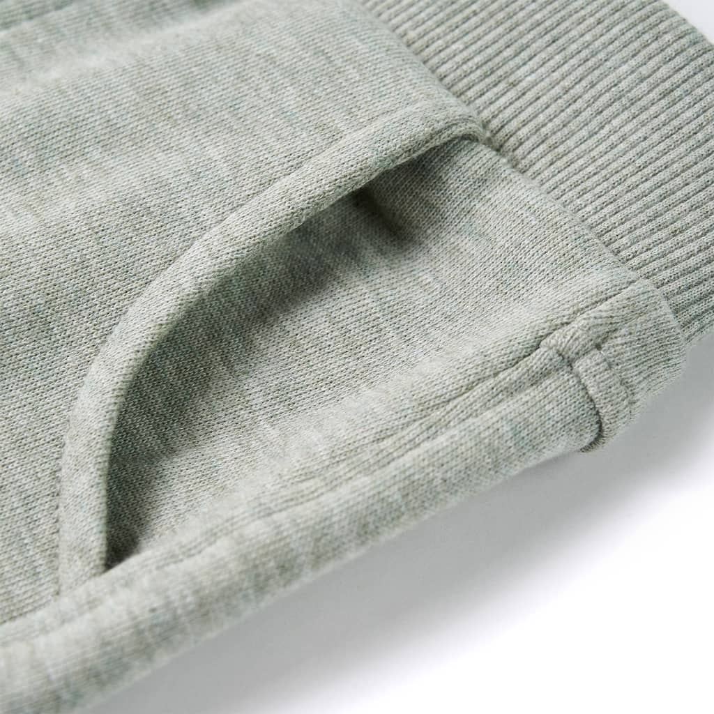 Pantaloni de trening pentru copii, kaki deschis, 104 Pantaloni de trening pentru copii, kaki deschis, 104