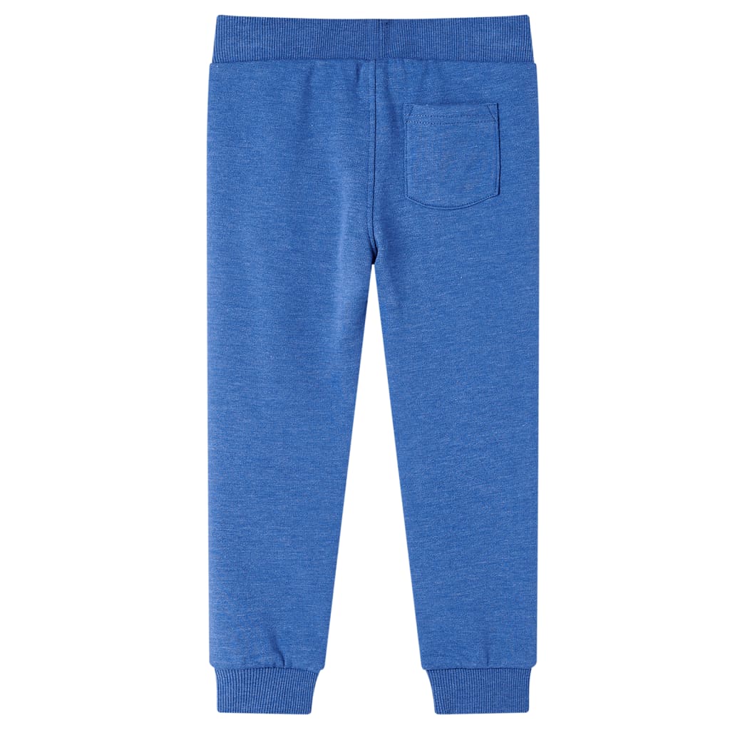 Pantaloni de trening pentru copii, albastru melanj, 116