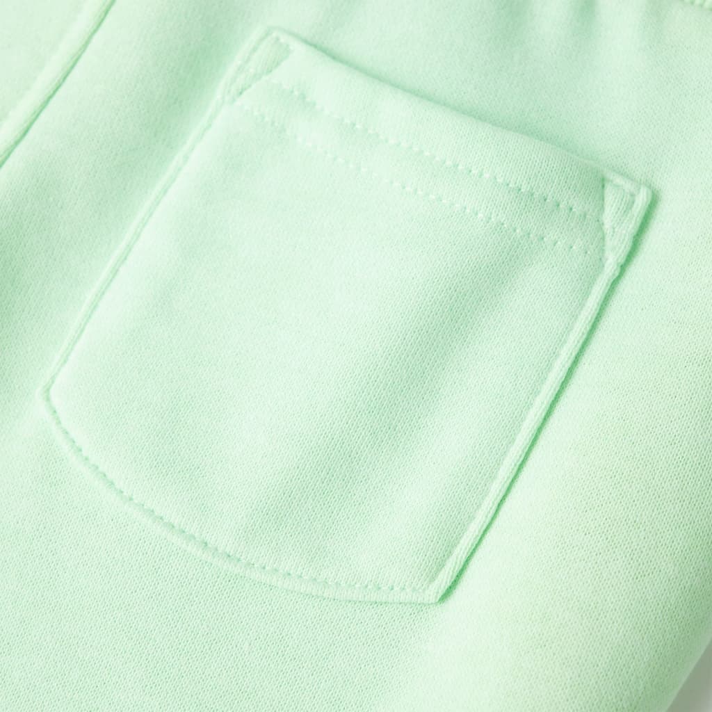 Pantaloni de trening pentru copii, verde aprins, 116