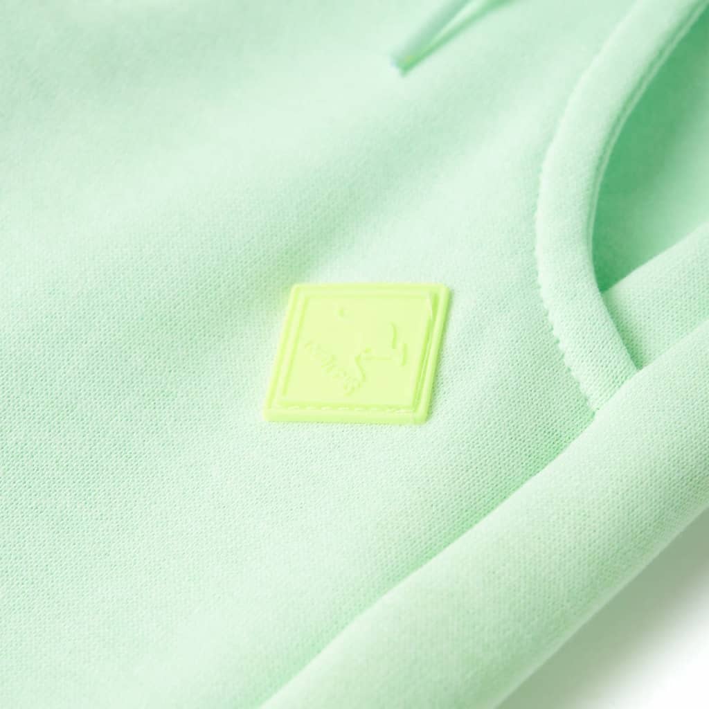 Pantaloni de trening pentru copii, verde aprins, 140