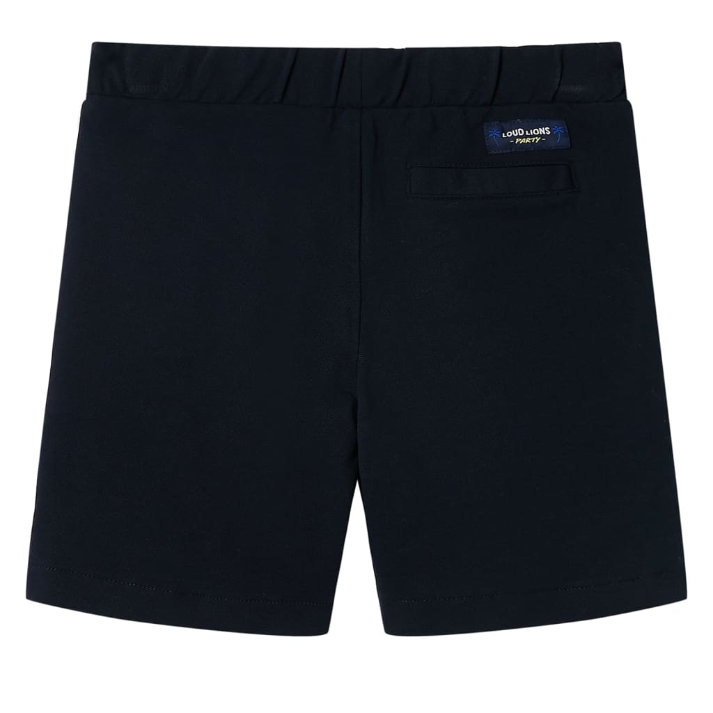 Pantaloni scurți pentru copii cu șnur, bleumarin, 104