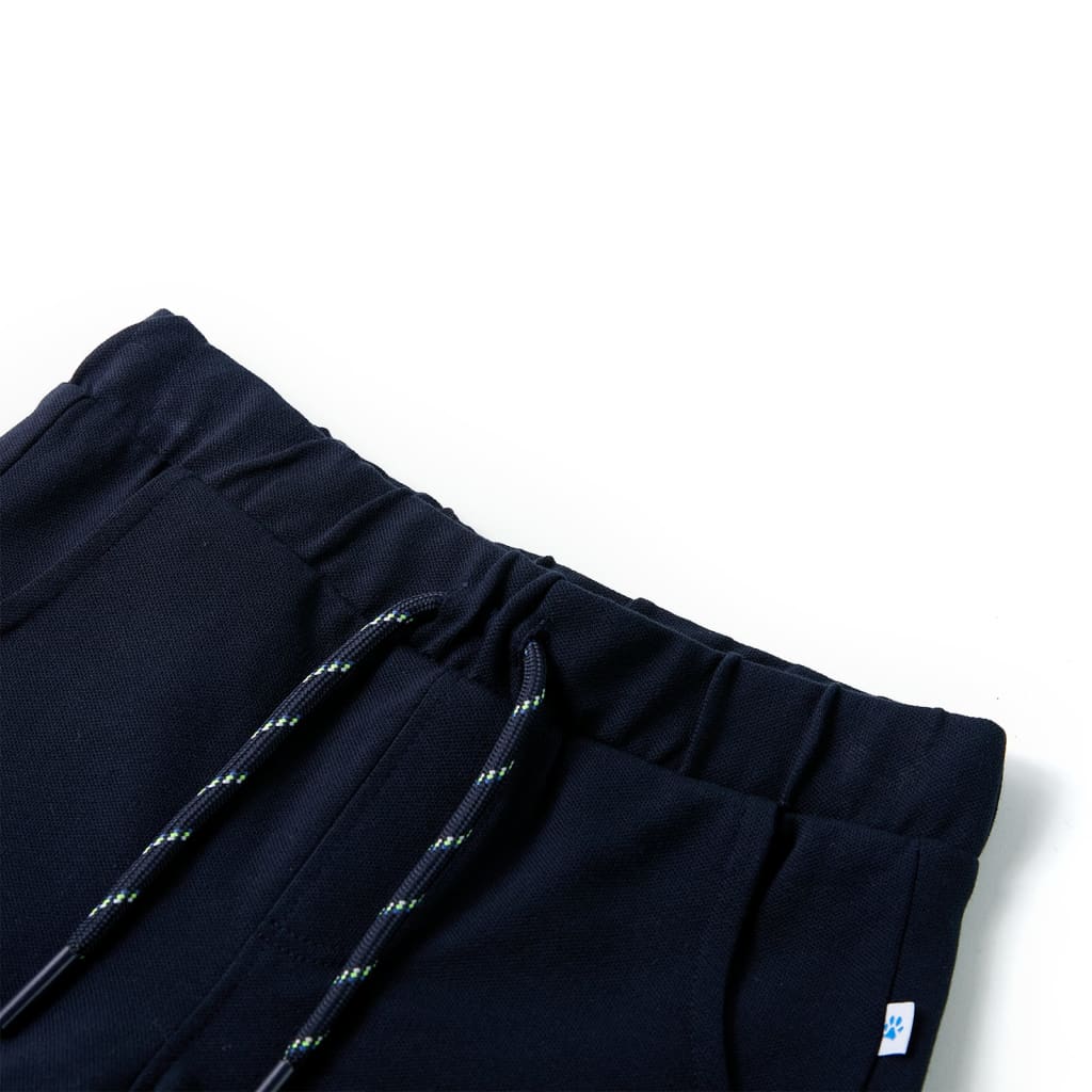 Pantaloni scurți pentru copii cu șnur, bleumarin, 104