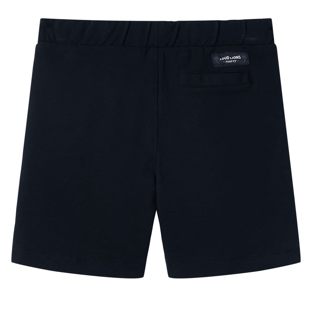 Pantaloni scurți pentru copii cu șnur, bleumarin, 116