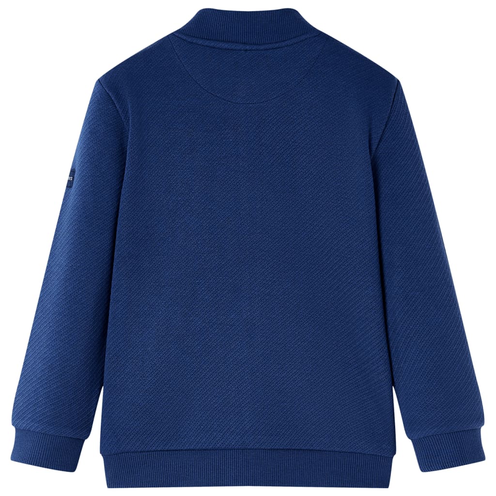 Hanorac pentru copii cu fermoar, bleumarin, 104 Hanorac pentru copii cu fermoar, bleumarin, 104