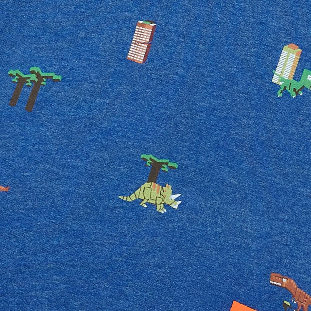 Bluzon pentru copii, albastru închis melanj, 116