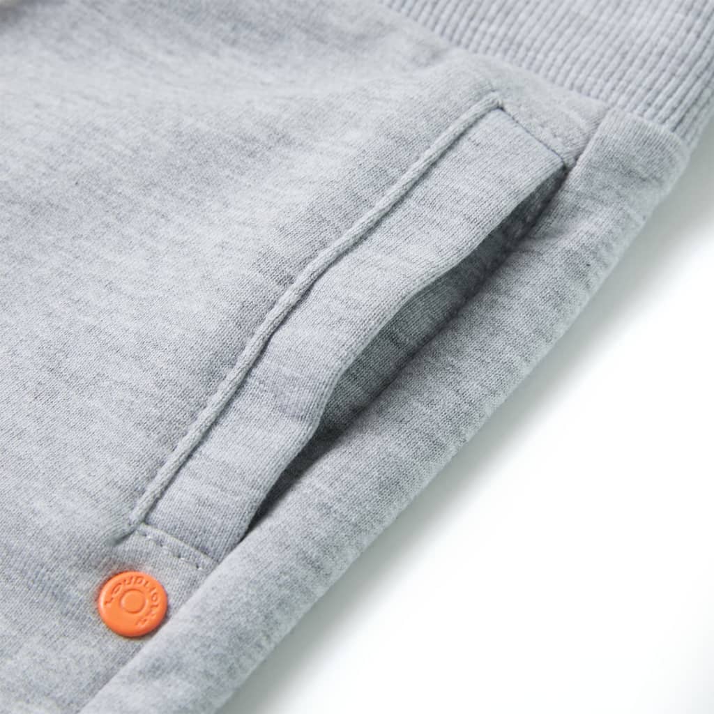 Pantaloni scurți pentru copii cu șnur, gri, 104