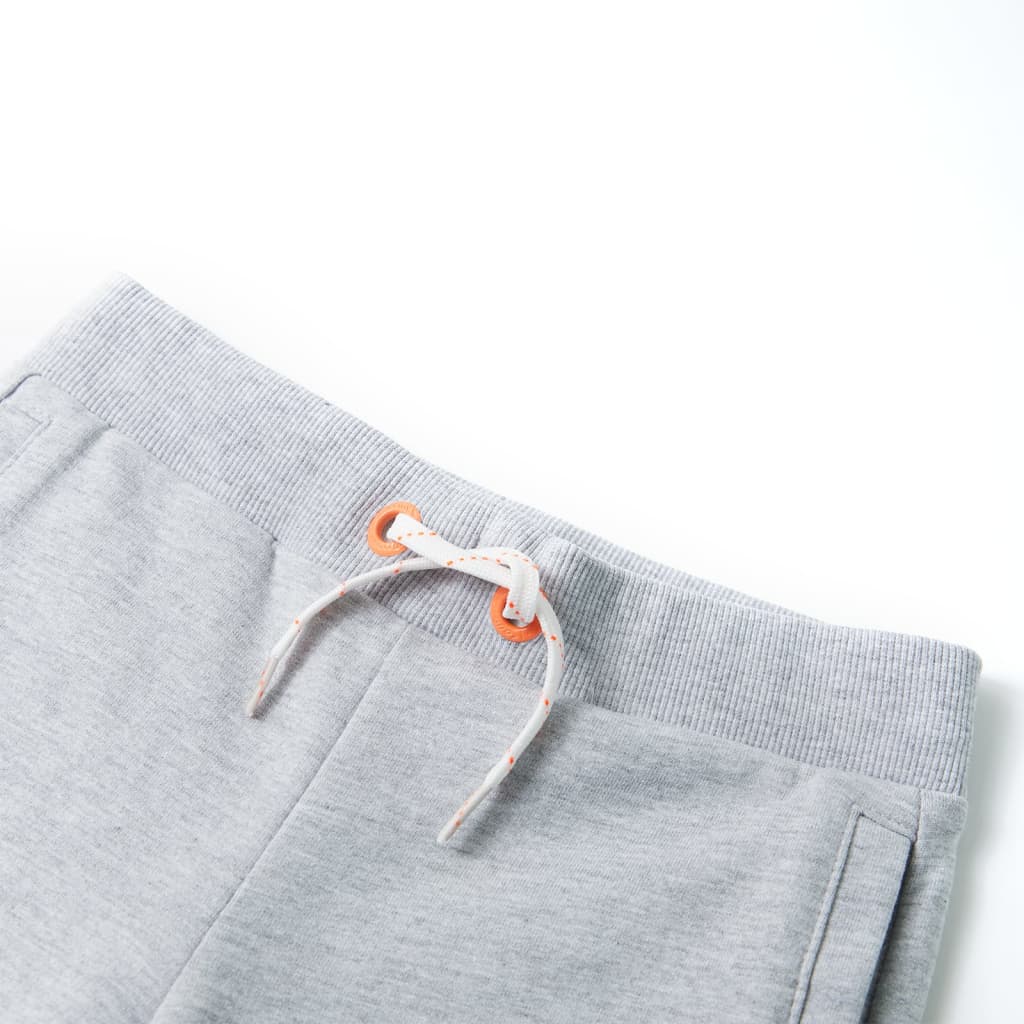 Pantaloni scurți pentru copii cu șnur, gri, 116