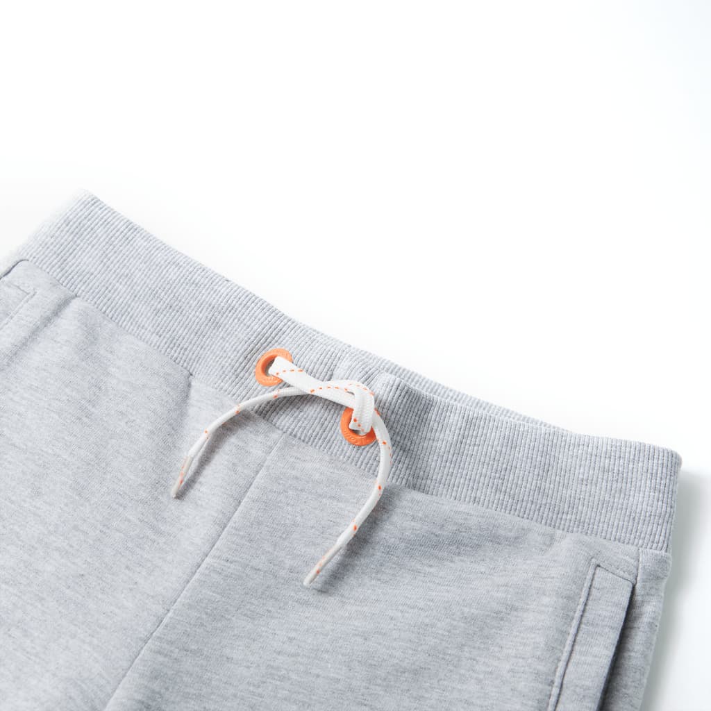 Pantaloni scurți pentru copii cu șnur, gri, 140