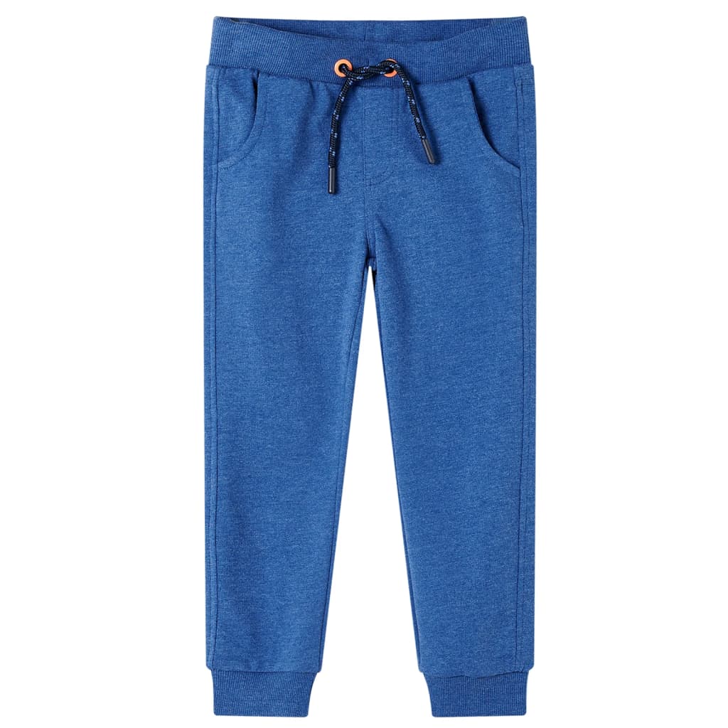 Pantaloni de trening pentru copii, albastru închis, 92 Pantaloni de trening pentru copii, albastru închis, 92