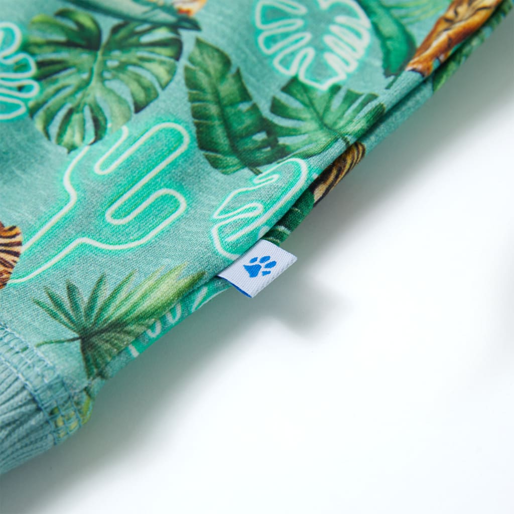 Bluzon pentru copii, verde melanj deschis, 92