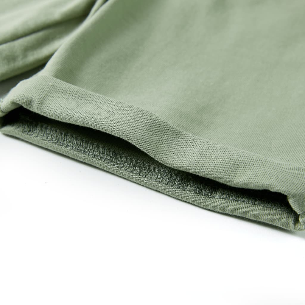 Pantaloni scurți pentru copii cu șnur, kaki deschis, 128