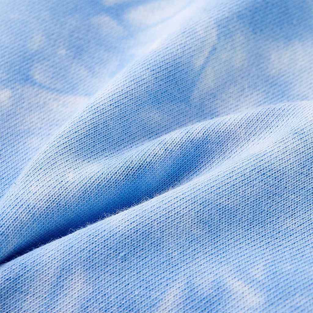 Pantaloni scurți pentru copii cu șnur, albastru pal, 128