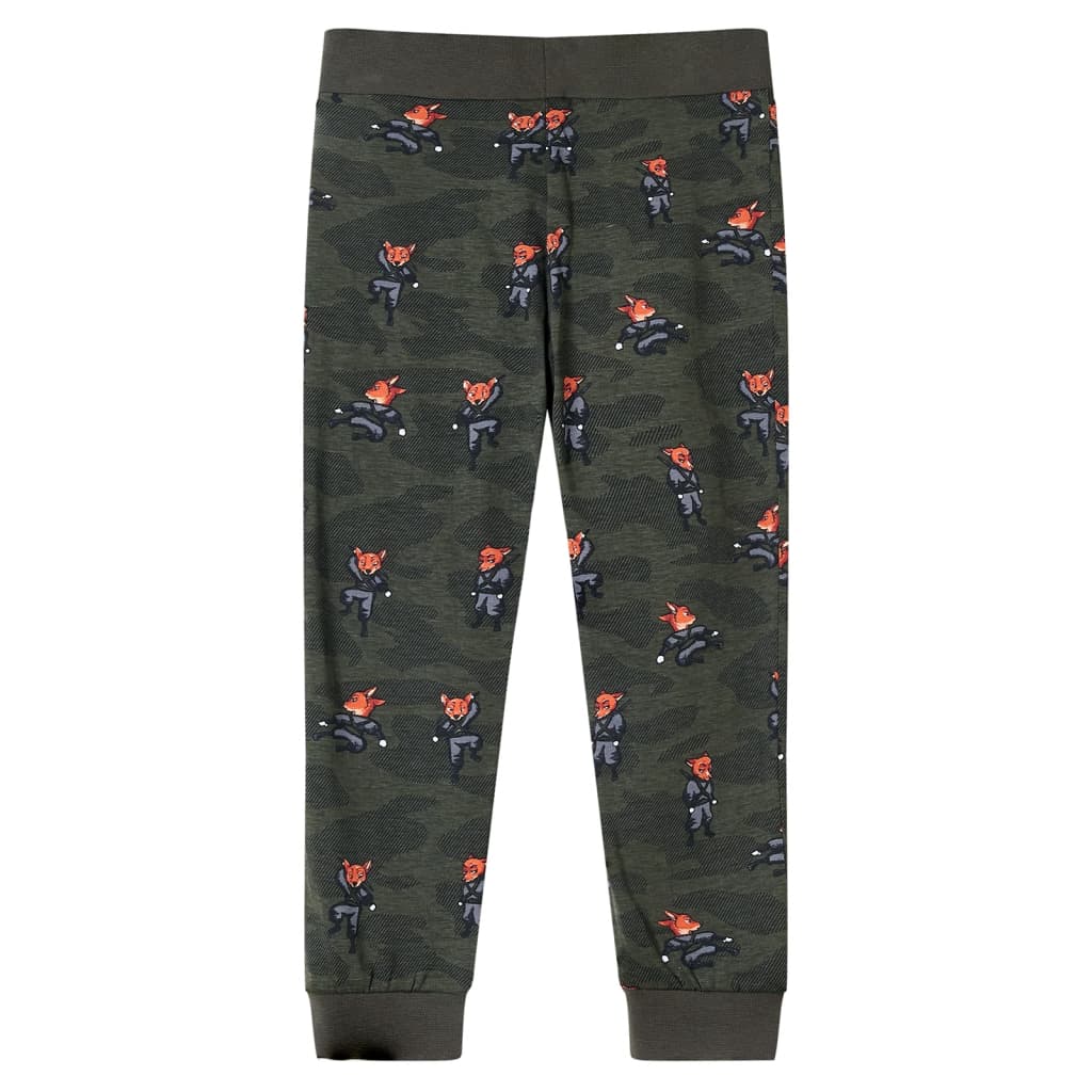 Pijamale pentru copii cu mâneci lungi ninja kaki 116