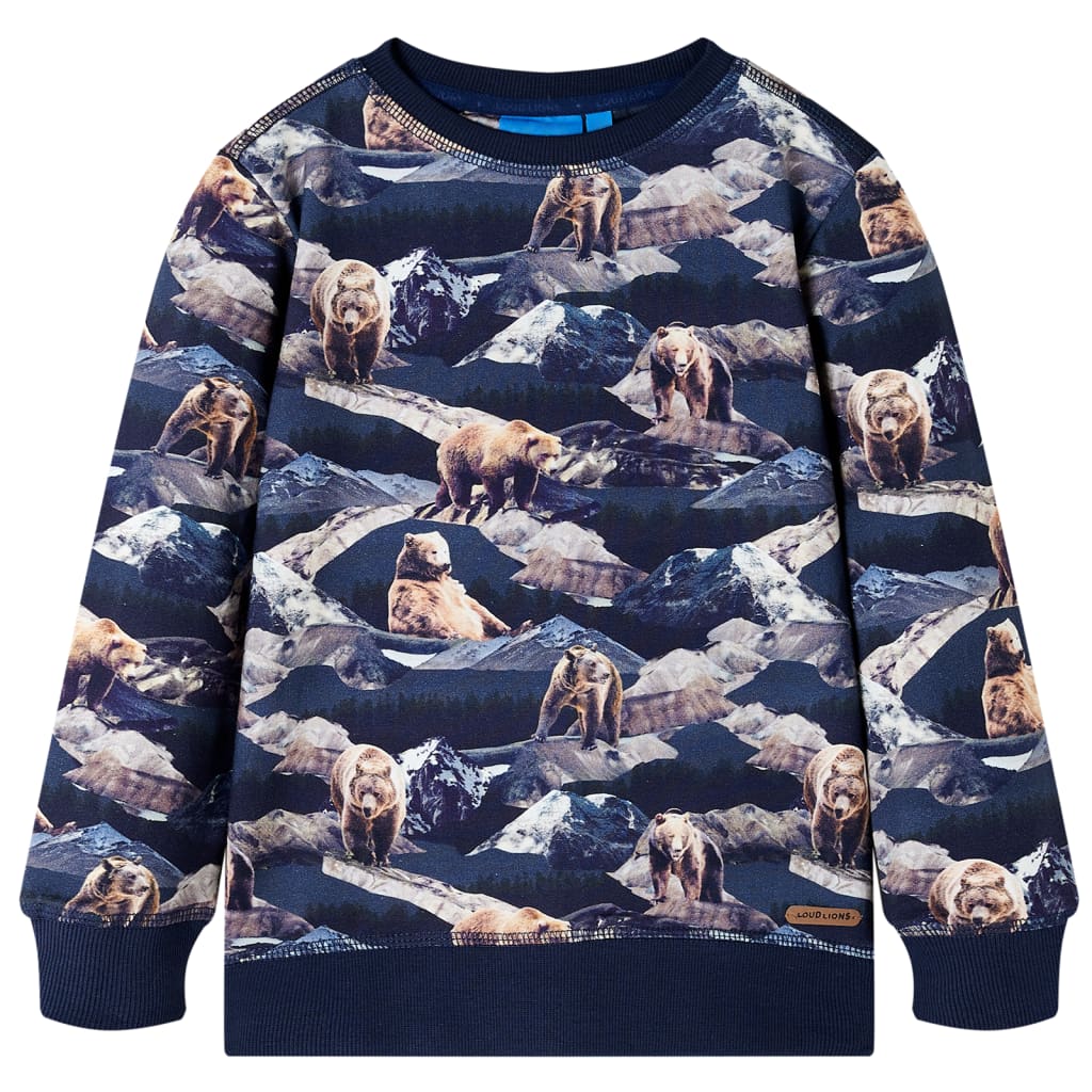 Hanorac pentru copii, bleumarin, 140 Hanorac pentru copii, bleumarin, 140