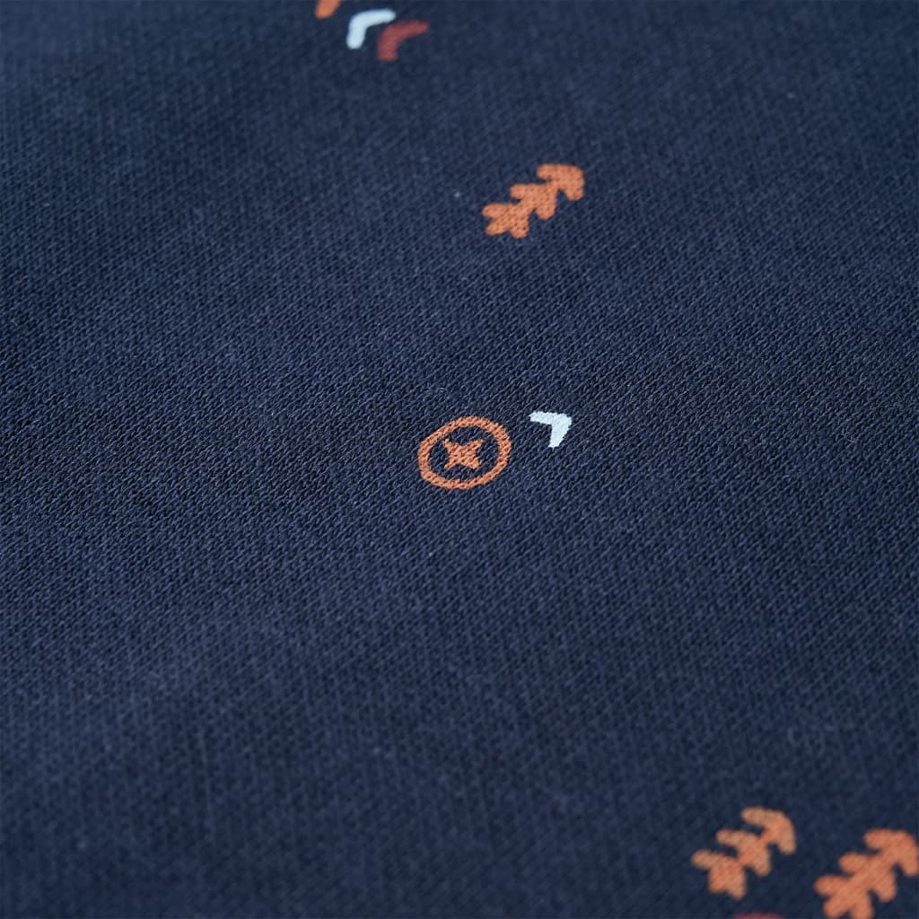 Bluzon pentru copii, bleumarin melanj, 140