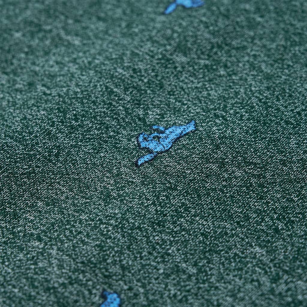 Bluzon pentru copii, verde închis melanj, 116