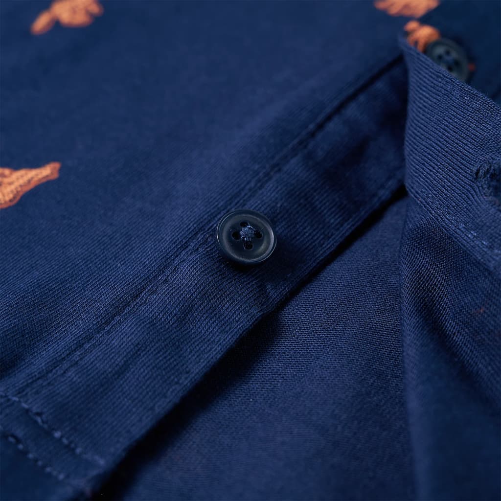 Cămașă pentru copii cu, bleumarin, 128