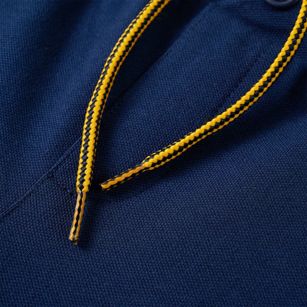 Pantaloni pentru copii cu șnur, bleumarin, 128 Pantaloni pentru copii cu șnur, bleumarin, 128