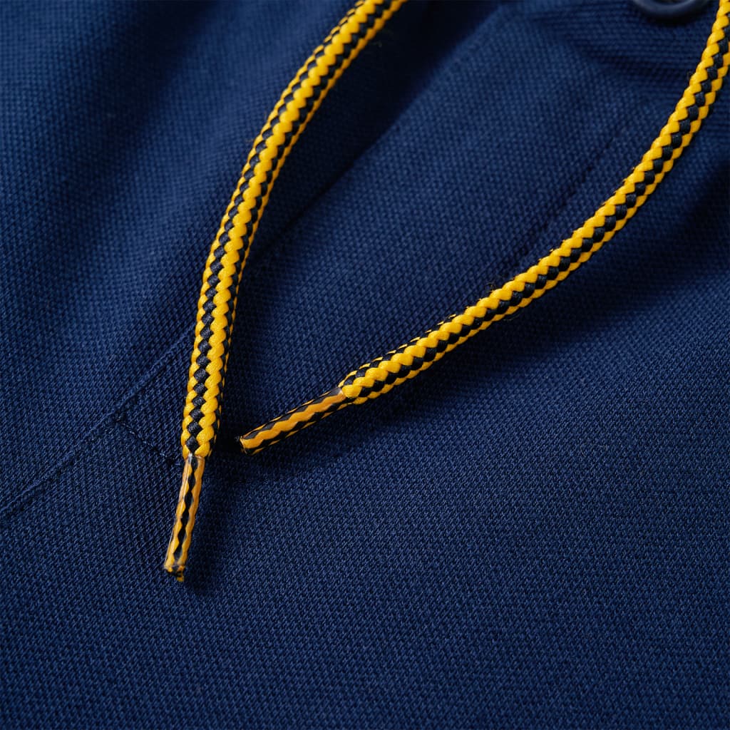 Pantaloni pentru copii cu șnur, bleumarin, 140 Pantaloni pentru copii cu șnur, bleumarin, 140