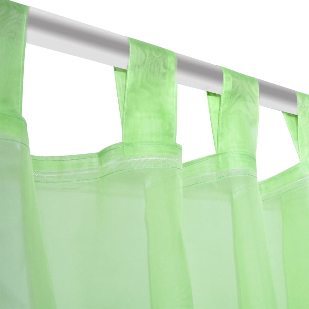 Perdea transparentă, 2 buc., 140 x 175 cm, verde măr Perdea transparentă, 2 buc., 140 x 175 cm, verde măr