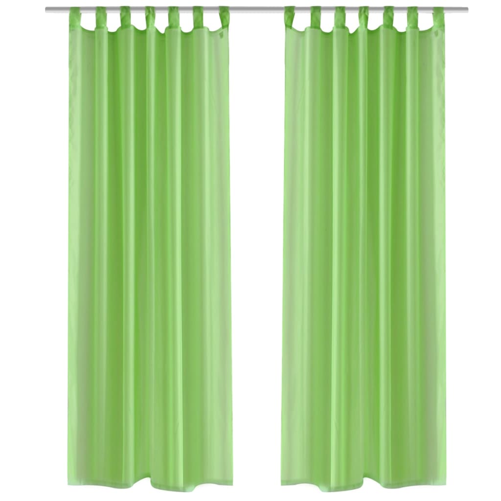 Perdea transparentă, 2 buc., 140 x 175 cm, verde măr Perdea transparentă, 2 buc., 140 x 175 cm, verde măr