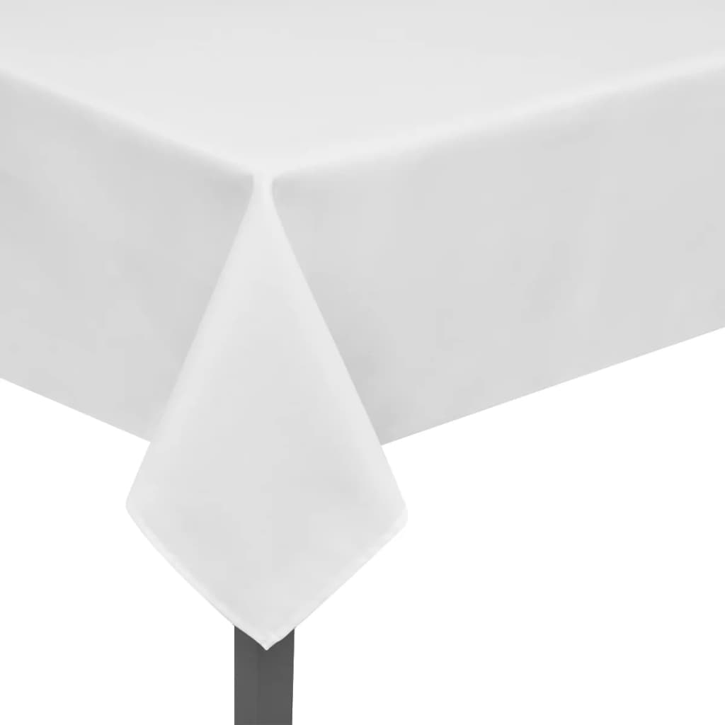 Fețe de masă, 220 x 130 cm, alb, 5 buc. Fețe de masă, 220 x 130 cm, alb, 5 buc.