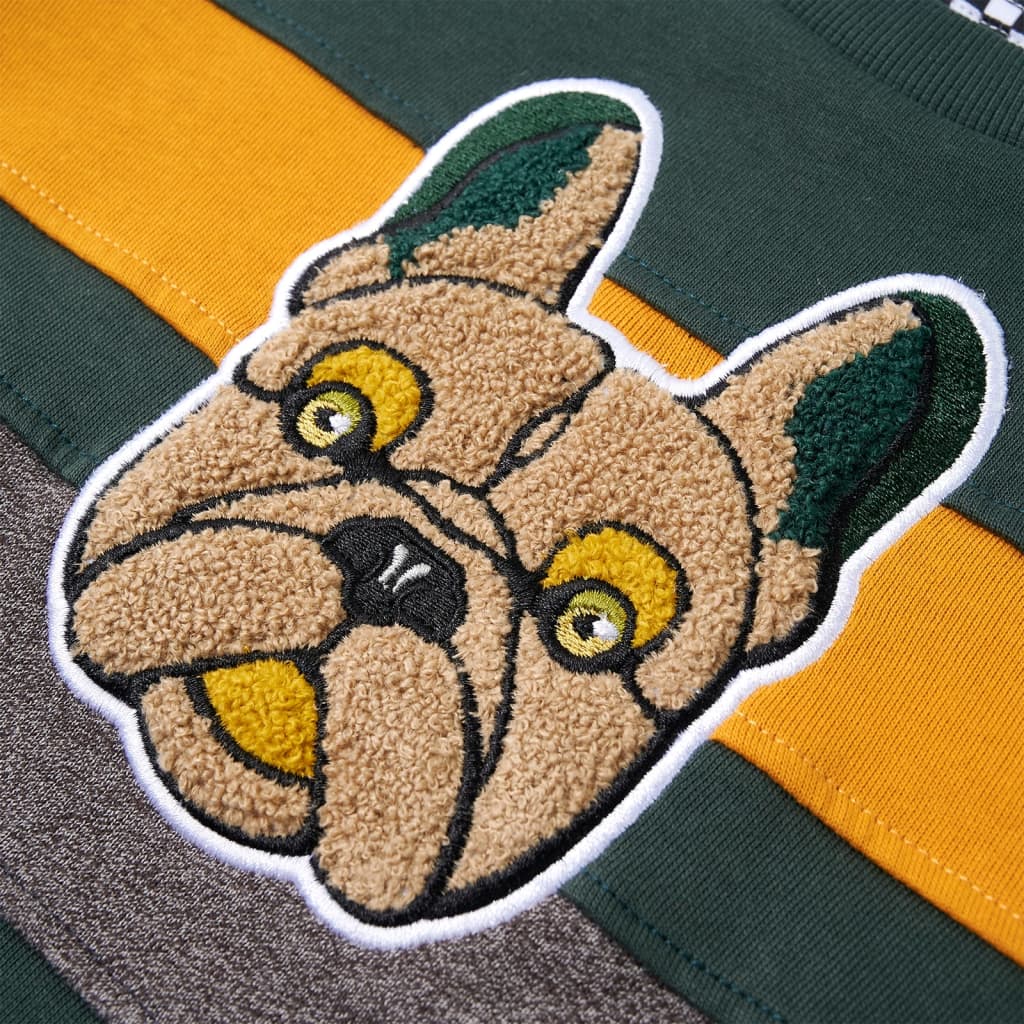 Bluzon pentru copii, verde închis, 92