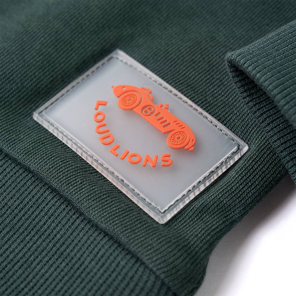 Bluzon pentru copii, verde închis, 92