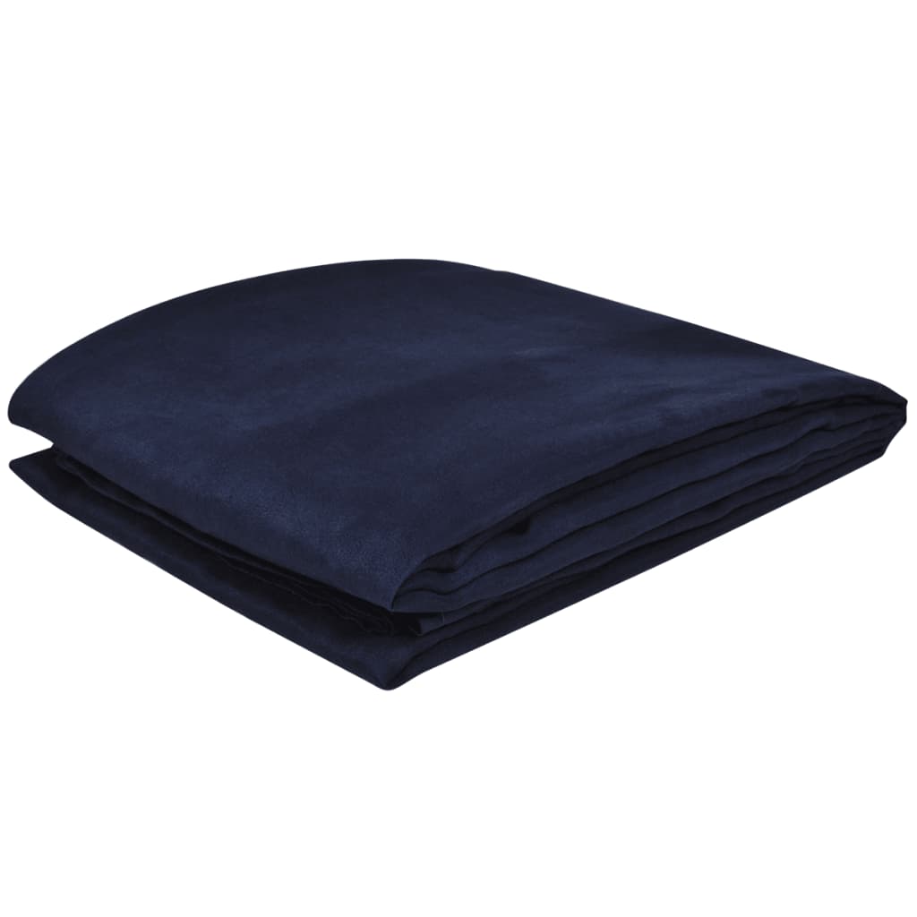 Husă din velur micro-fibră pentru canapea, 270 x 350 cm, bleumarin Husă din velur micro-fibră pentru canapea, 270 x 350 cm, bleumarin