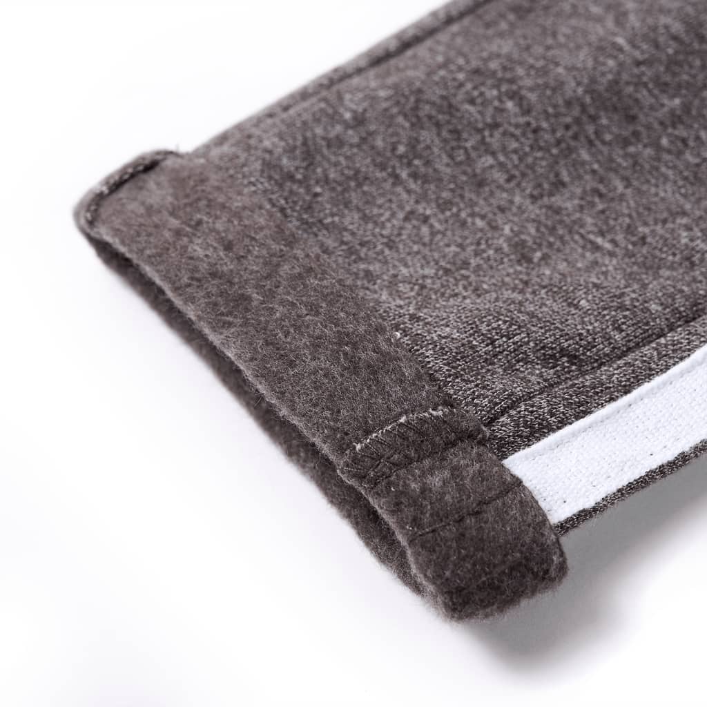 Pantaloni de trening pentru copii, gri închis melanj, 116 Pantaloni de trening pentru copii, gri închis melanj, 116