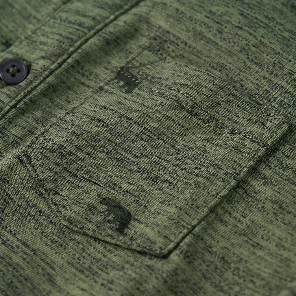 Cămașă pentru copii, kaki melanj, 116