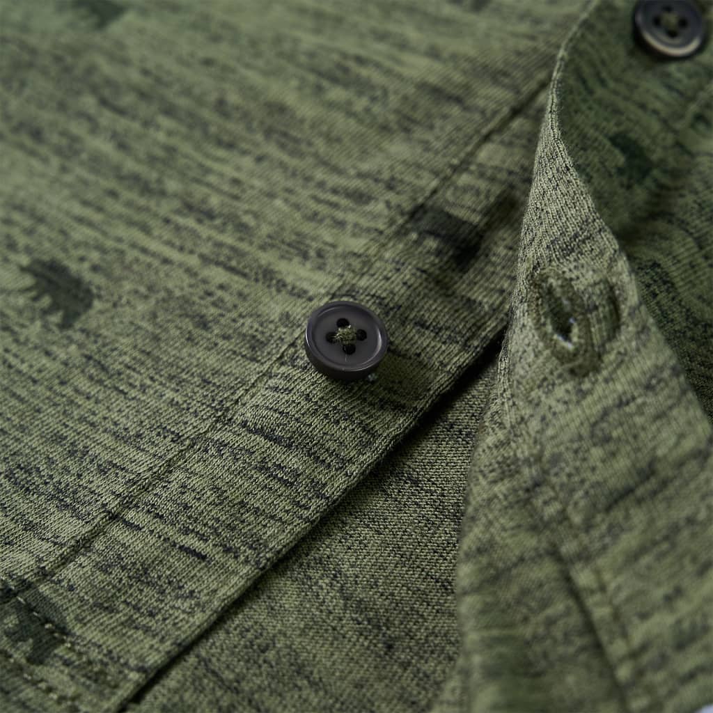 Cămașă pentru copii, kaki melanj, 116