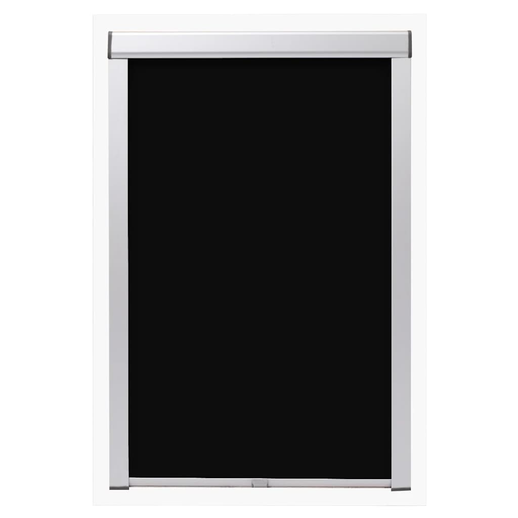 vidaXL Jaluzele opace tip rulou S08/608, negru vidaXL Jaluzele opace tip rulou S08/608, negru