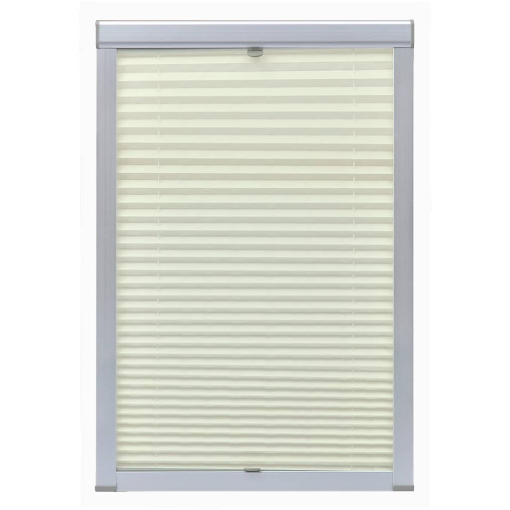 vidaXL Jaluzele plisate U08/808, crem vidaXL Jaluzele plisate U08/808, crem