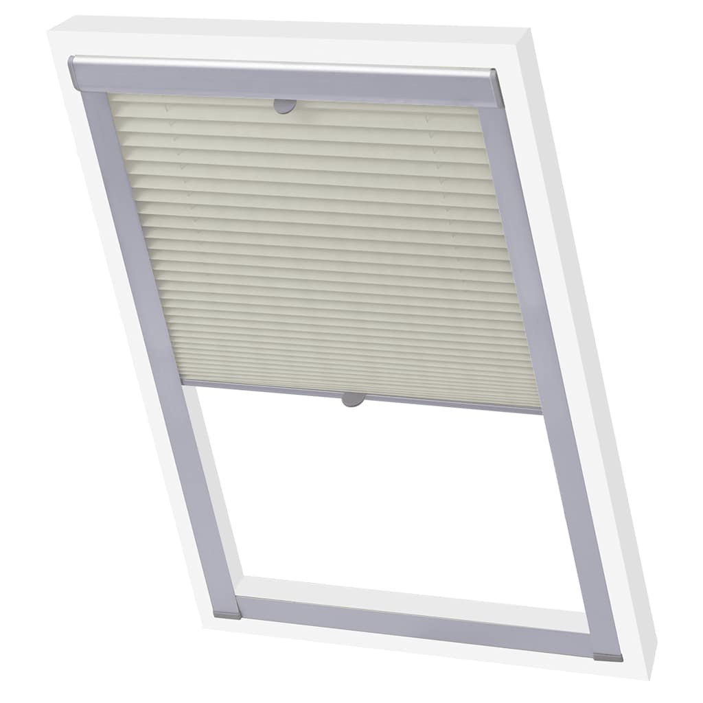 vidaXL Jaluzele plisate U08/808, crem vidaXL Jaluzele plisate U08/808, crem