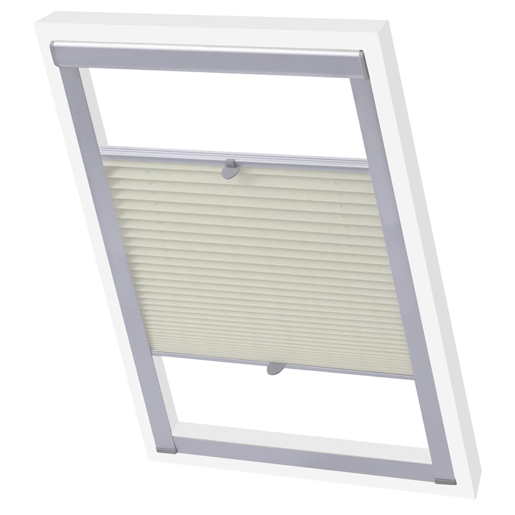 vidaXL Jaluzele plisate U08/808, crem vidaXL Jaluzele plisate U08/808, crem