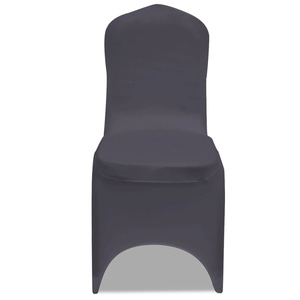 vidaXL Husă de scaun elastică, 4 buc., antracit vidaXL Husă de scaun elastică, 4 buc., antracit
