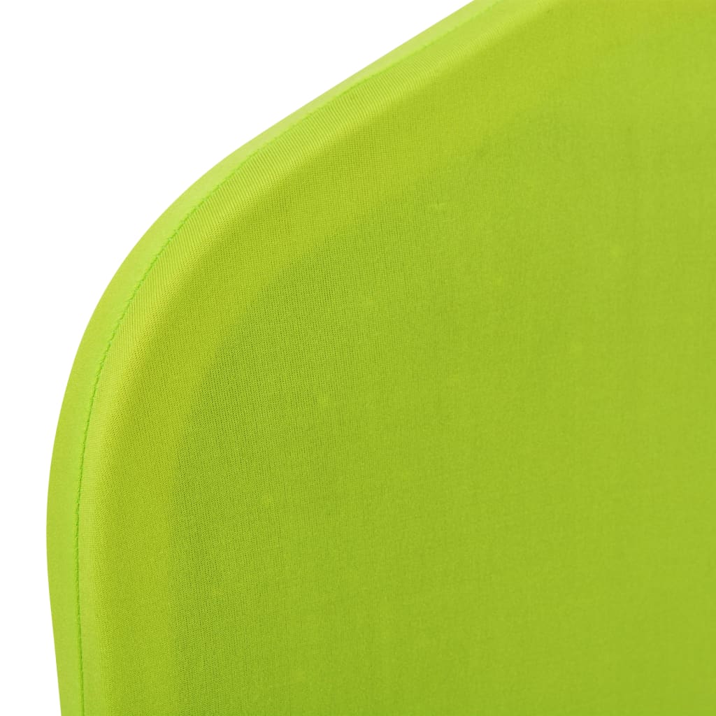 vidaXL Husă de scaun elastică, 4 buc., verde vidaXL Husă de scaun elastică, 4 buc., verde