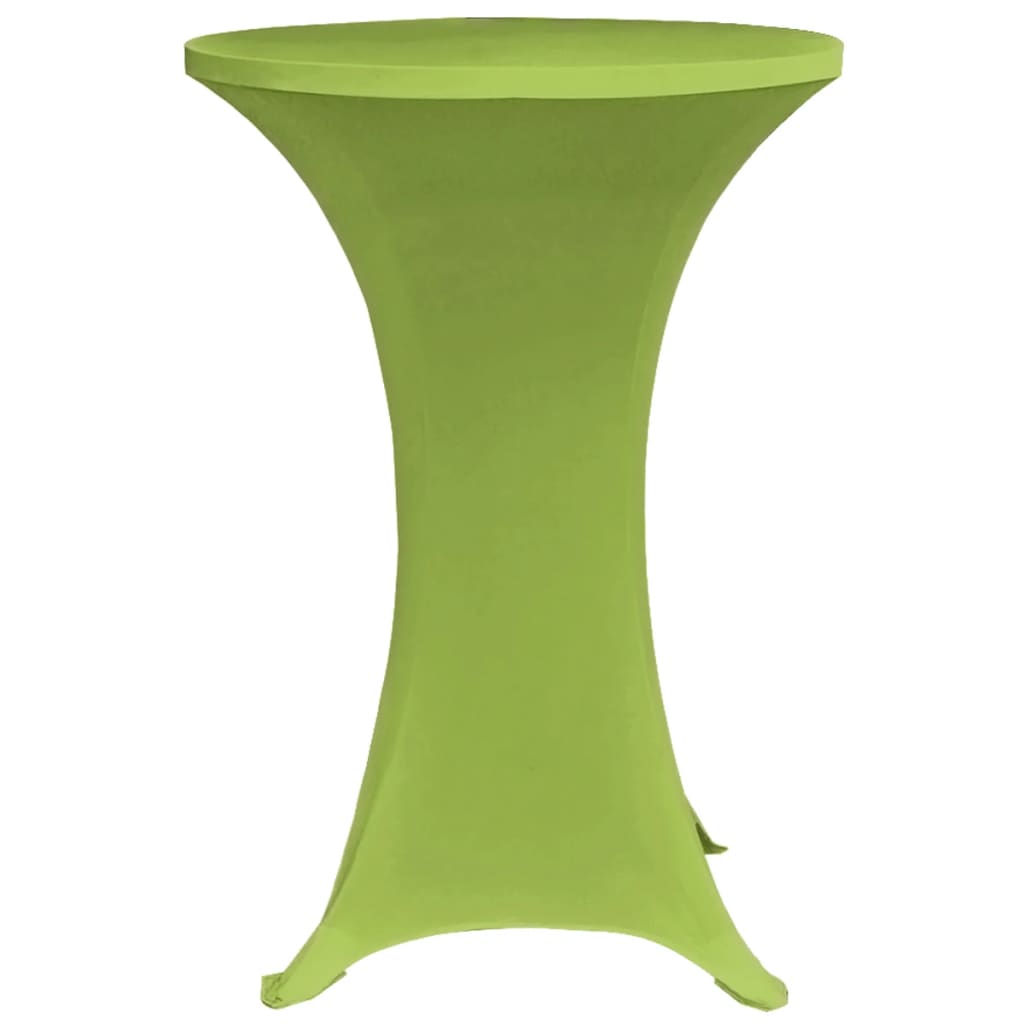 vidaXL Husă elastică pentru masă, 2 buc., verde, 80 cm vidaXL Husă elastică pentru masă, 2 buc., verde, 80 cm
